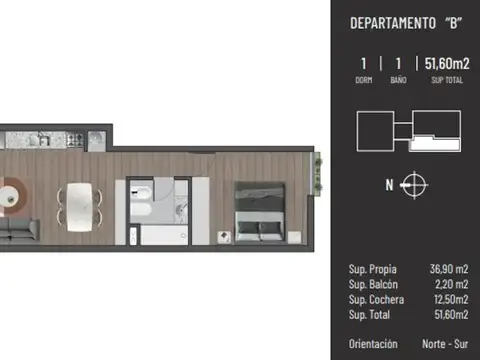 DEPARTAMENTO EN TERRAZAS DE TUCUMÁN - GODOY CRUZ