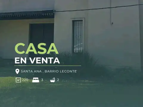 Casa Barrio Leconte Santa Ana
