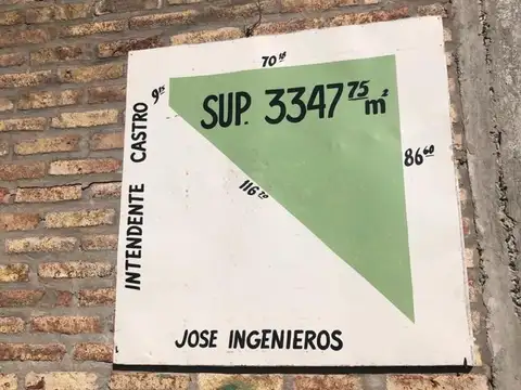 Importante lote en venta en Lomas de Zamora - 3350m2