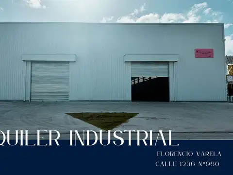 ALQUILER NAVE INDUSTRIAL 