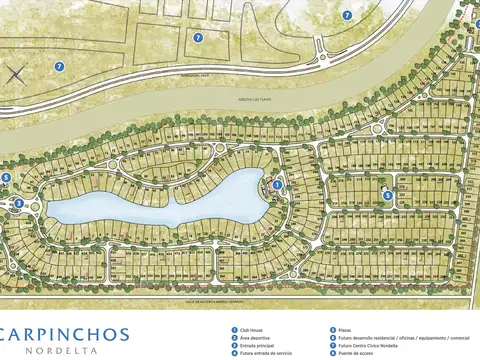 Terreno en Venta en Nordelta Carpinchos, USD 218.000