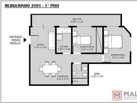 Murguiondo 3591 , Piso 1