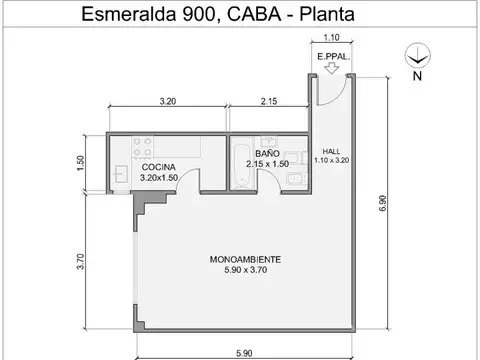 Esmeralda 900, Piso 3
