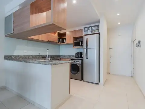 Departamento 2 ambientes con 2 baños