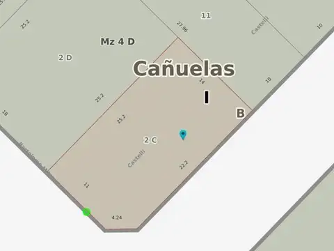 Terreno esquina en Cañuelas
