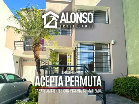 CASA 5 AMBIENTES CON PISCINA EN VENTA EN LANÚS
