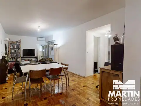 Departamento tres ambientes con dependencia frente al Botánico