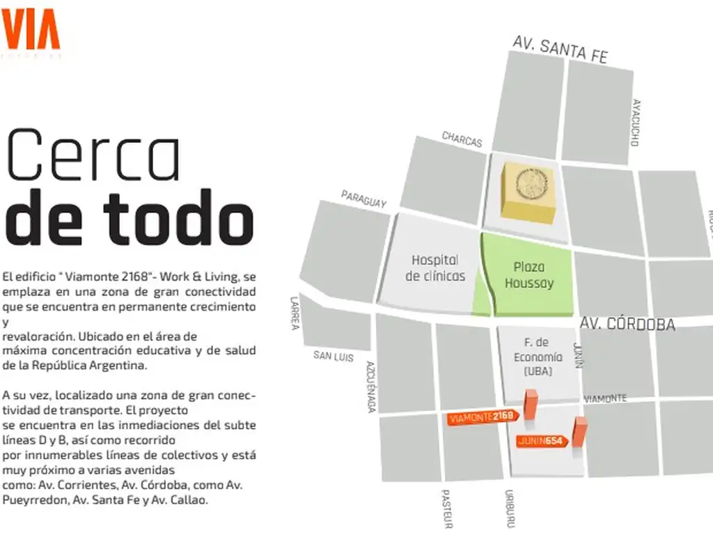 VIA  Work and Living en Barrio Norte