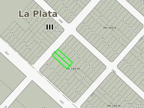 Terreno en Venta en Melchor Romero, USD 55.000