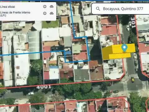 Lote USAB2 15m x 8,66m en venta Almagro