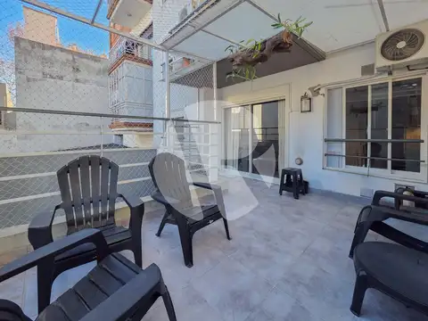 Departamento 2 ambientes con balcon ATERRAZADO Y COCHERA / Villa gral Mitre