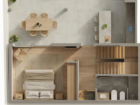 Depto Tipo Casa en Venta de 2 dormitorios