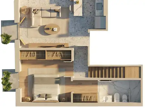 Depto Tipo Casa en Venta de 3 ambientes