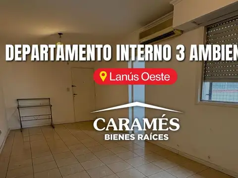 ¡Oportunidad! Dpto 3 ambientes en pleno Lanús Oeste