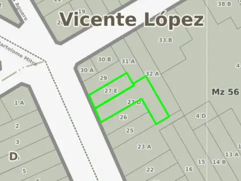 VENTA DE TERRENO EN FLORIDA OESTE DOBLE FRENTE