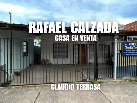 CASA EN VENTA EN RAFAEL CALZADA