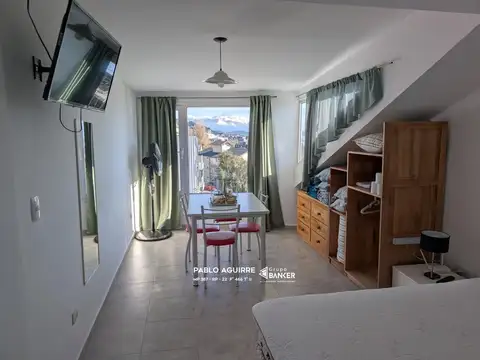 Departamento monoambiente amoblado con vista