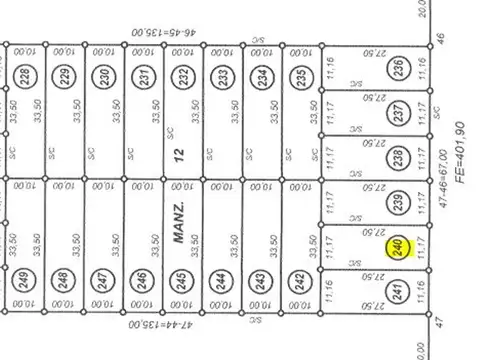 Terreno en Venta de 307,0 m2