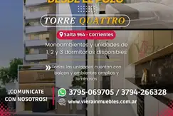 Emprendimiento en Corrientes de 1 Dormitorios