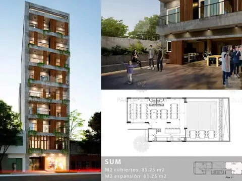 Departamento en Venta de 2 ambientes