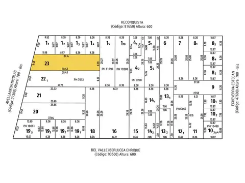 Terreno en Venta de 352,0 m2