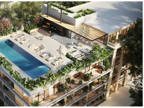 Venta Departamento de tres ambientes con jardín en Nuñez