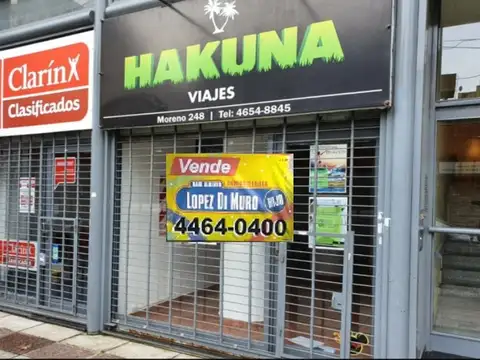 **LOCAL DE 3,14 X 8 CON ENTREPISO Y BAÑO *EXCELENTE UBICACIÓN* SE ENCUENTRA ALQUILADO**