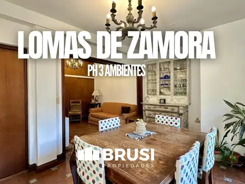 CASA PH EN VENTA EN LOMAS DE ZAMORA CON GRAN PARQUE