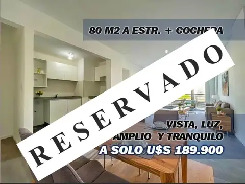 Venta depto a estr. 3 amb, todo luz, coch, Caballito Norte