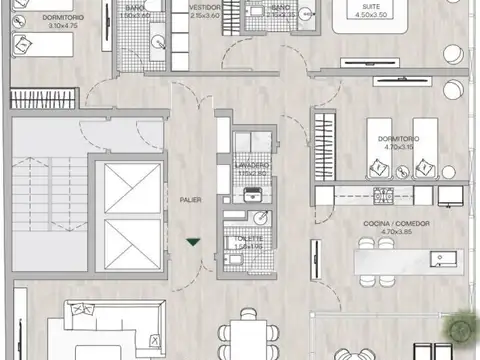 Departamento en Venta de 1 dormitorio