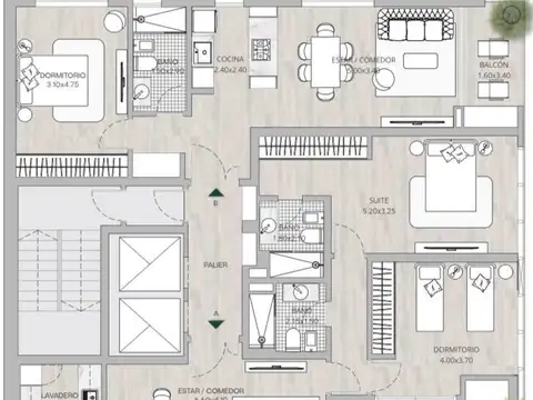 Departamento en Venta de 2 ambientes