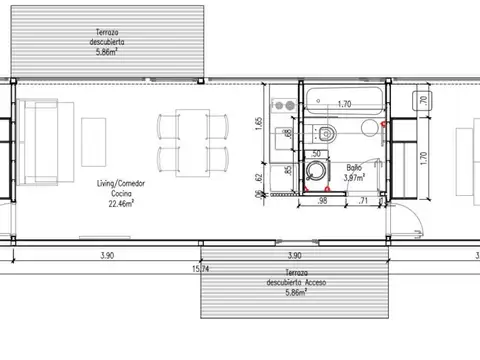 Casa en Venta en San Carlos de Bariloche, USD 306.839