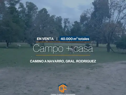 Venta De Casa + Campo En General Rodriguez