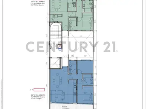 Departamento en Venta de 1 dormitorio