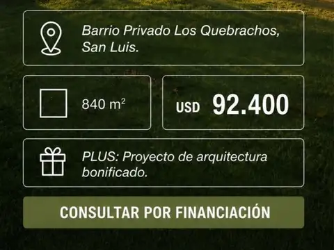 Terreno en Venta en San Luis, Juan Martín de Pueyrredón