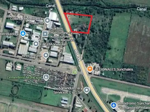 VENTA/HECTAREA/SOBRE RUTA 34/ SUNCHALES