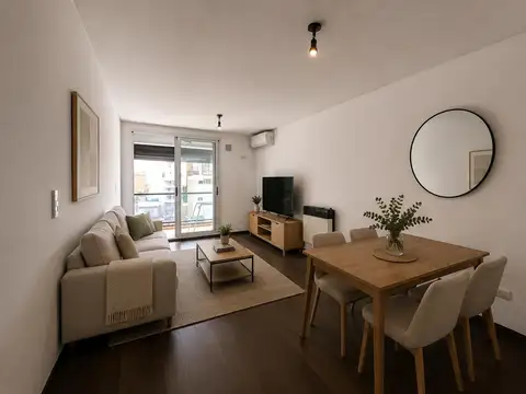 ALQUILER - Alem 1200: Departamento de dos dormitorios con cochera y amenities