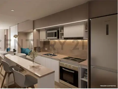 Departamento Monoambiente con 1 baño