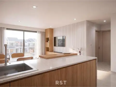 Venta semipiso 2 ambientes con balcón en Haedo.
