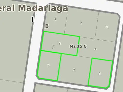 VENTA LOTE EN GENERAL MADARIAGA