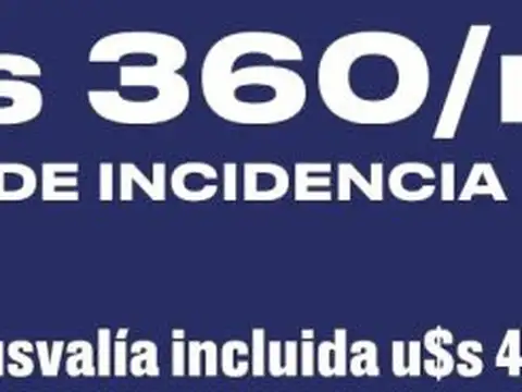 Terreno en Venta en Villa Ortuzar, USD 340.000