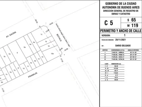 VENTA LOTE FLORES CONSTRUIB 471 M2 GAVILAN Y GAONA