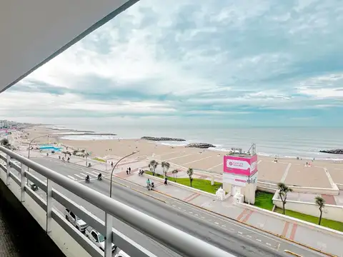 VENTA | UNICO 3 AMB C DEPENDENCIA  Y COCHERA | VISTA PLENA AL MAR | LA PERLA