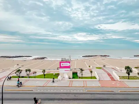 VENTA | UNICO 3 AMB C DEPENDENCIA  Y COCHERA | VISTA PLENA AL MAR | LA PERLA