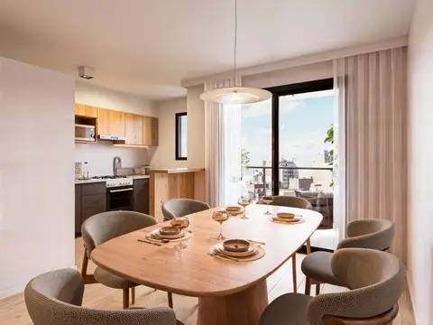 Departamento de 2 Dormitorios al Frente En Construccion