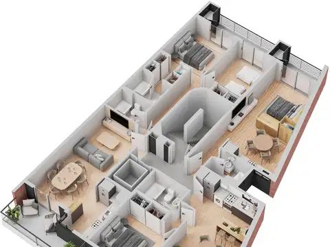 Departamento en Venta de 3 ambientes