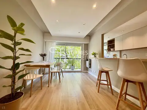 Departamento 2 ambientes con 1 baño