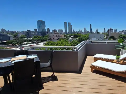 Moderno dos ambientes con balcon terraza con vista abierta - Palermo Soho
