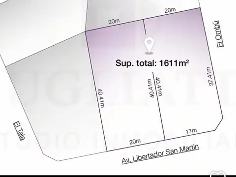 2 lotes sobre Ruta 4 a pasos de R. Panamericana km. 61.