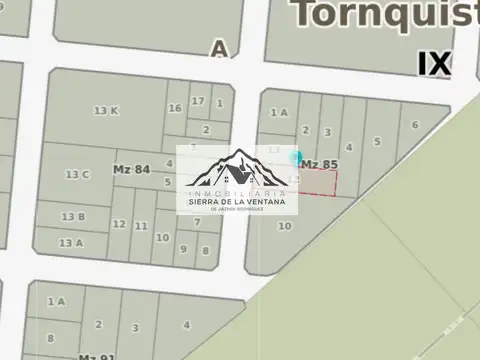 Terreno en Venta de 623,0 m2